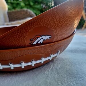 Denver Broncos Football 11.5" Snack Bowl